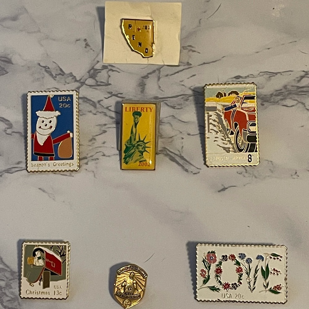 Bundle of Collector Stamp pins